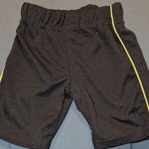 Swiggles Black and Yellow Athletic Shorts Lightweight Performance
